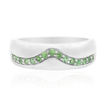 Kenianischer Tsavorit-Silberring