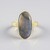 Anello in argento con Labradorite