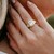 Anillo en plata con Morganita de Brasil (Gems en Vogue)