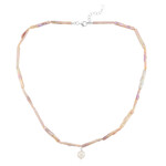 Keshi-Perlen-Silbercollier (TPC)