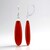 Boucles d'oreilles en argent et Cornaline