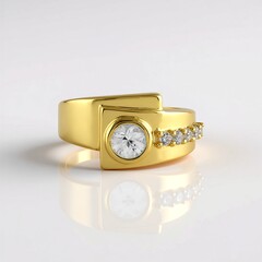 Anello in argento con Zircone