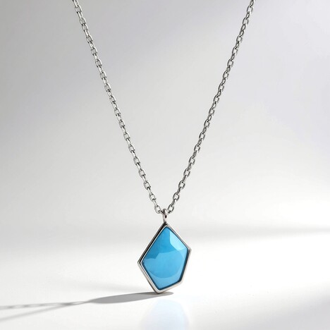Collana in argento con Larimar