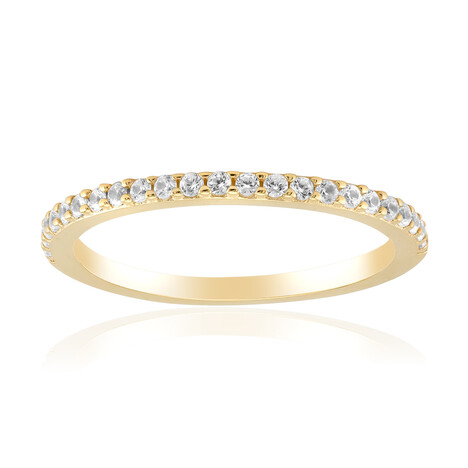 Zilveren ring met zirkonen