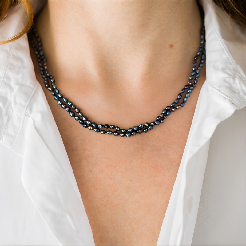 Collar en plata con Perla mística Freshwater (TPC)