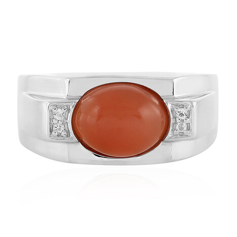 Kangeyam-Mondstein-Silberring