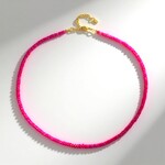 Collana in argento con Opale Rosa dell'Etiopia