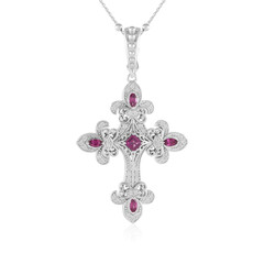 Collana in argento con Rodolite (Dallas Prince Designs)