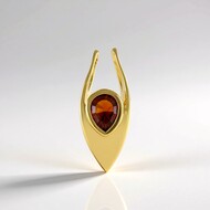 Colgante en plata con Citrino de Madeira (MONOSONO COLLECTION)