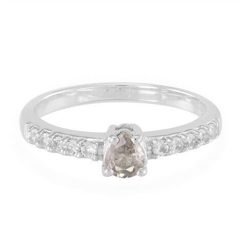 Nicht erhitzter Farbwechsel-Saphir-Silberring