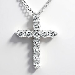 Collana in argento con Topazio Bianco