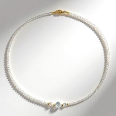 Collana in argento con Quarzo Aura Angel