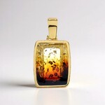 Ciondolo in argento con Ambra Baltica (dagen)