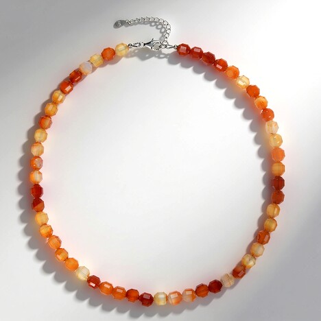 Collier en argent et Cornaline