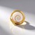 Anello in argento con Occhio di Shiva (Bali Barong)