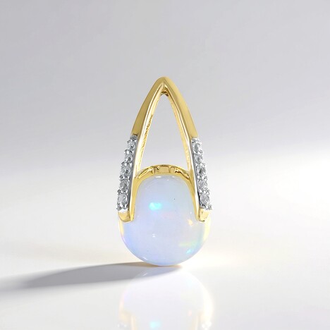 Ciondolo in argento con Opale di Welo (de Melo Essence)