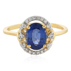 Anillo en oro con Cianita (Odyssey by Hannah)