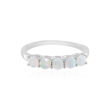 Anello in argento con Opale di Welo