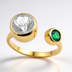 Anello in oro con Zircone (de Melo Gold)