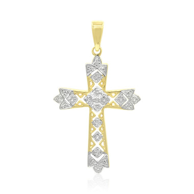 Colgante en plata con Topacio blanco