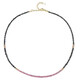 Collier en argent et Diamant noir (Riya)