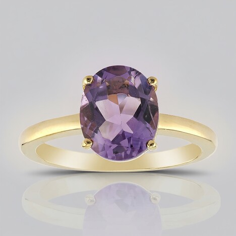 Anello in argento con Ametista