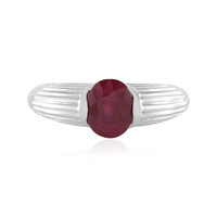 Bague en argent et Rubis de Madagascar (de Melo)