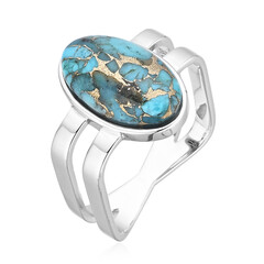 Türkis-Mosaik-Silberring