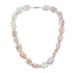 Keshi-Perlen-Silberhalskette (TPC)