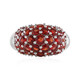 Tanzanian Ruby Silver Ring
