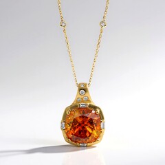 Collana in oro con Sfalerite