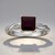 Anello in argento con Rodolite