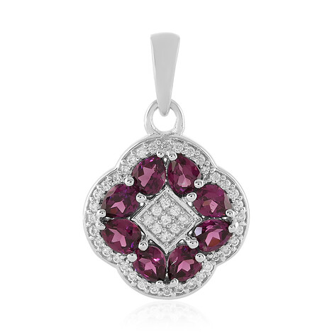 Zilveren hanger met Tocantin Granaten