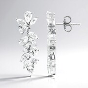 Pendientes en plata con Zircón (de Melo Essence)
