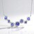 Collana in argento con Tanzanite