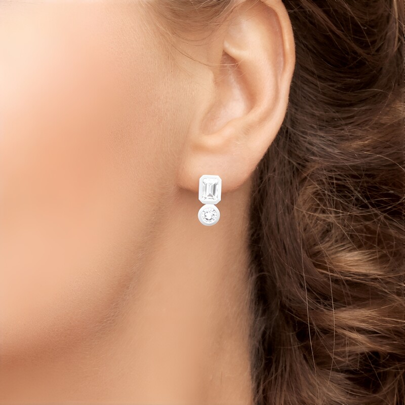 Orecchini in argento con Kunzite Bianca (Pallanova)