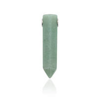 Pendentif en argent et Aventurine verte