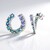 Orecchini in argento con Topazio Blu Londra