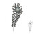 Broche en plata con Perla cultivada de Tahití (TPC)
