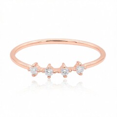 Gouden ring met Diamanten SI1 (G) (Annette)