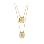 Collana in argento con Madreperla (M de Luca)