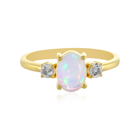 Anello in argento con Opale di Welo