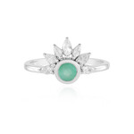Anillo en plata con Esmeralda de Colombia