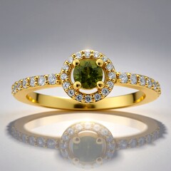 Anello in argento con Idocrasio