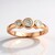 Anello in oro con Diamante Rose de France VS1 di Argyle (Annette)