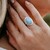 Zilveren ring met een larimar
