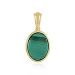 Malachite Silver Pendant (Adela Silber)