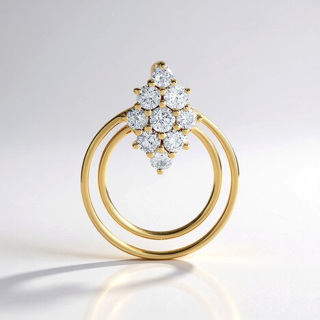 Ciondolo in oro con Diamante I2 (H) (de Melo Gold)