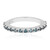 Anillo en plata con Diamante azul I3