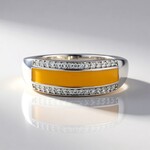 Anello in argento con Zircone